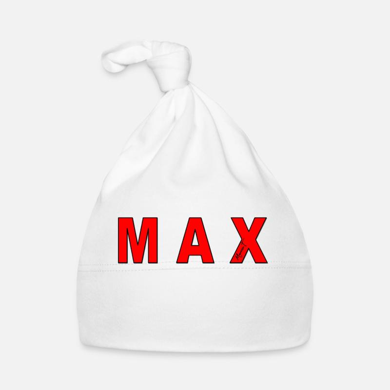 max - Organic Baby Cap - white