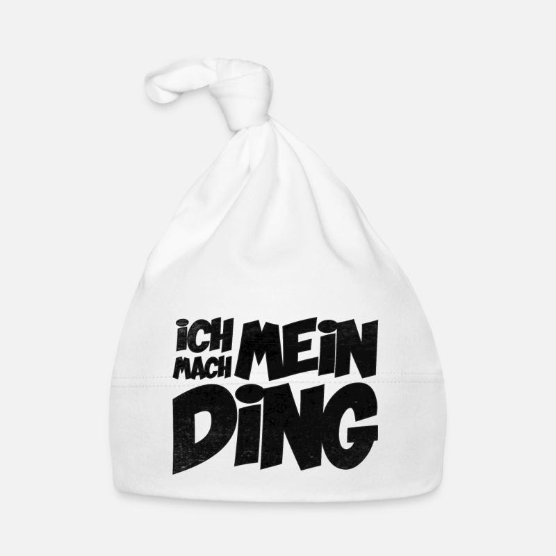 Ich mach mein Ding | Motivation Geschenkidee Baby Bio-Mütze