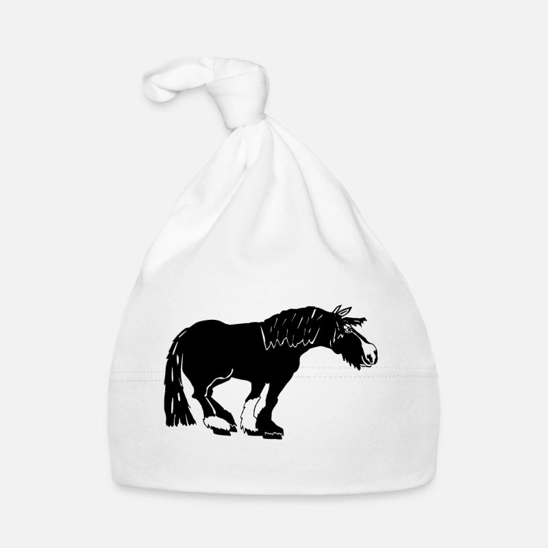 funny Tinker black, Irish Cob Organic Baby Cap