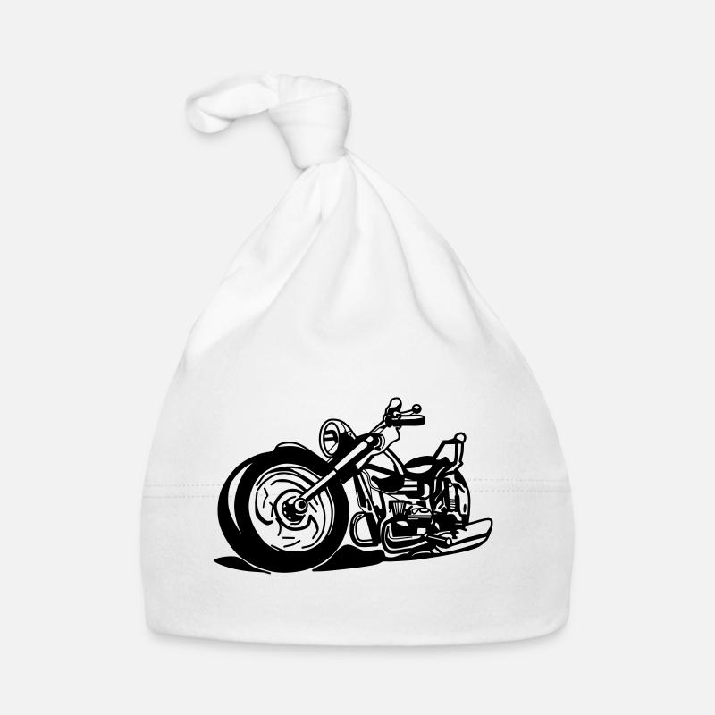 Chopper / moto Bonnet bio Bébé