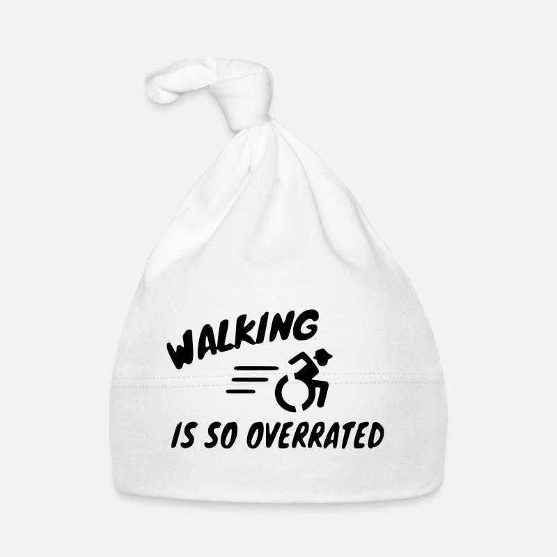 La marche est surfaite, la marche est tellement surestimée * Bonnet bio Bébé