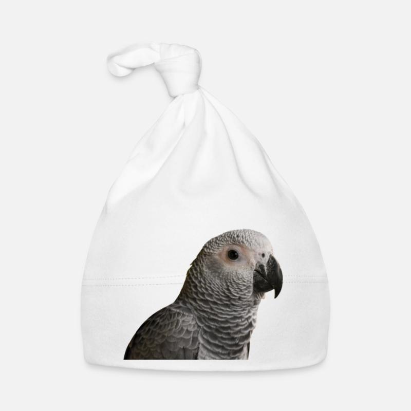 Graupapagei Baby Bio-Mütze