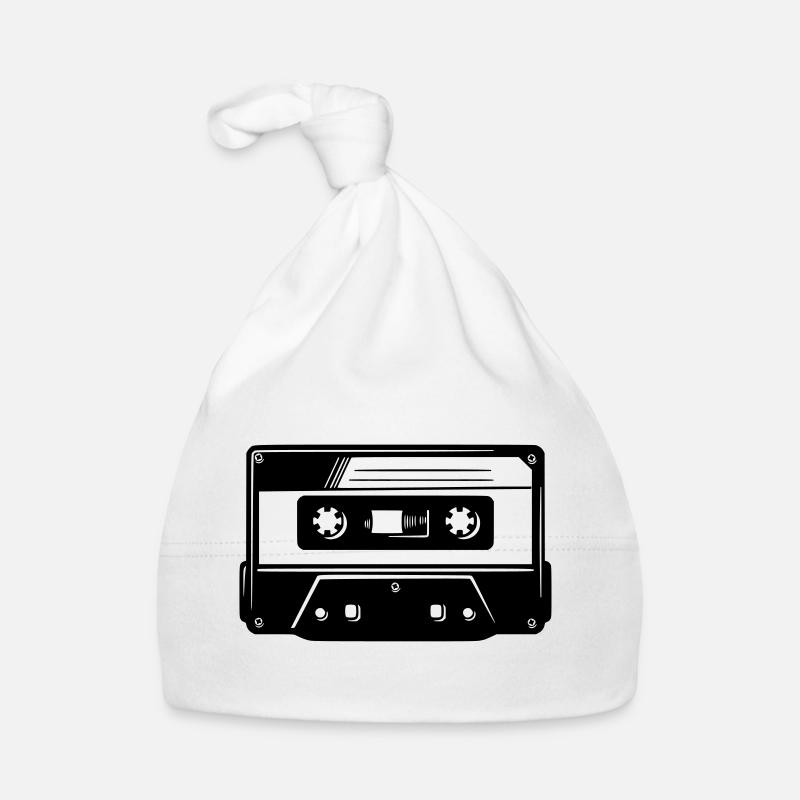 Kassette - Baby Bio-Mütze - Weiß