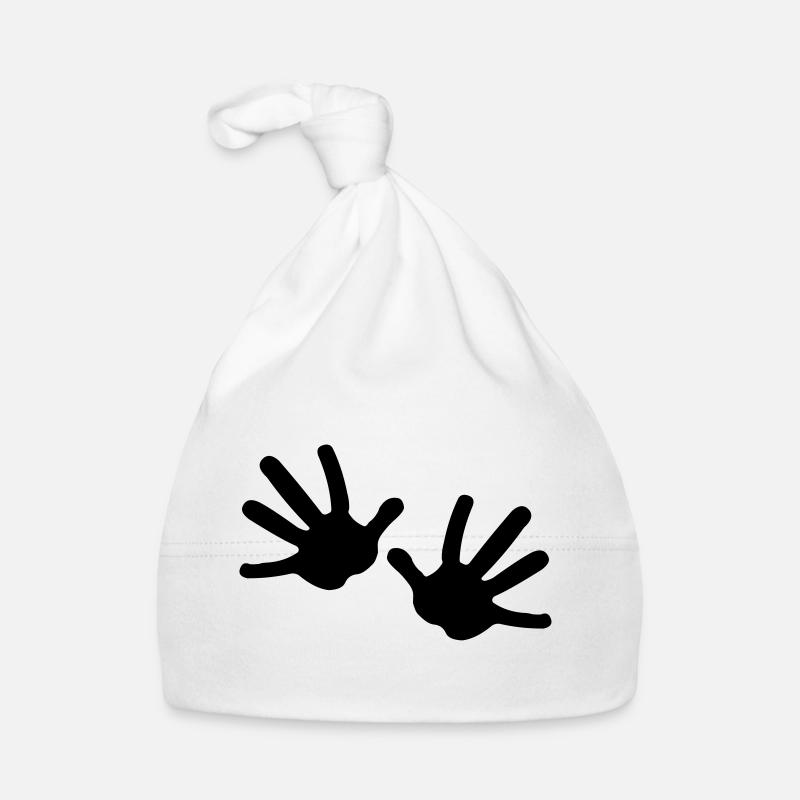 Twee handen Bio-muts voor baby's