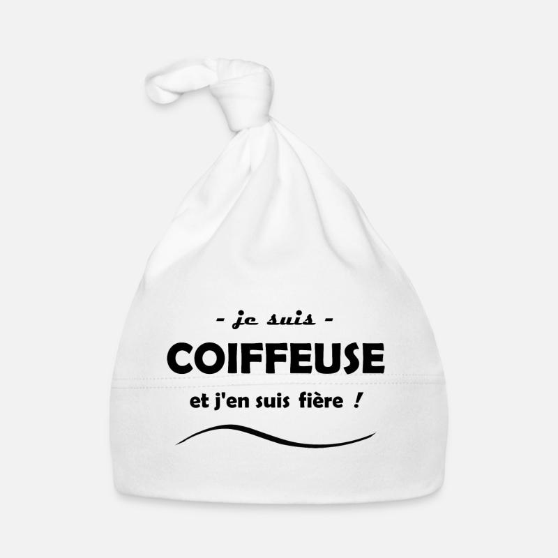 je suis coiffeuse Bonnet bio Bébé