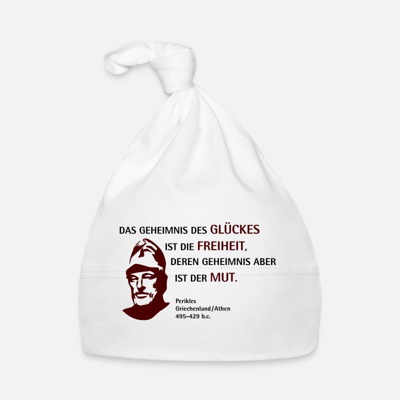 Perikles D - Baby Bio-Mütze - Weiß