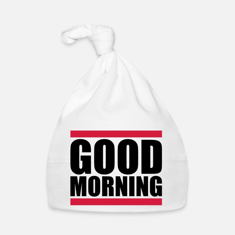 Godmorgen bar Babyhue af økologisk bomuld