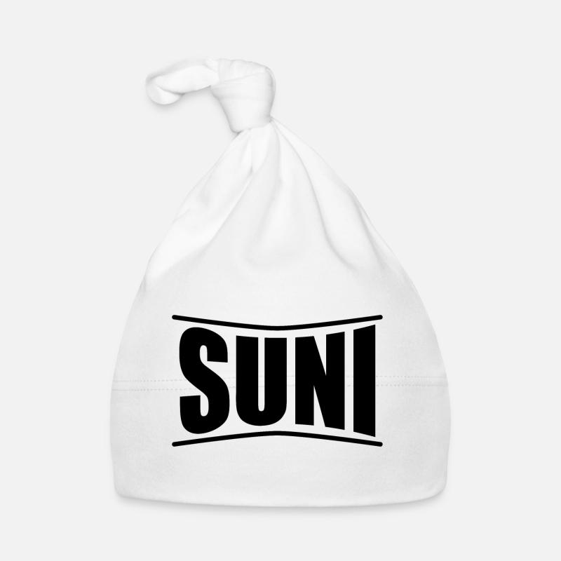Suni t-shirt Sardaigne idée cadeau - Bonnet bio Bébé - blanc