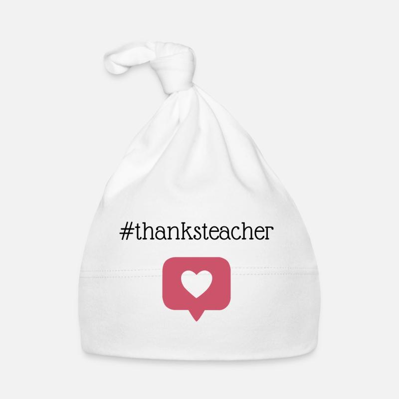 Thanks Teacher Organic Baby Cap
