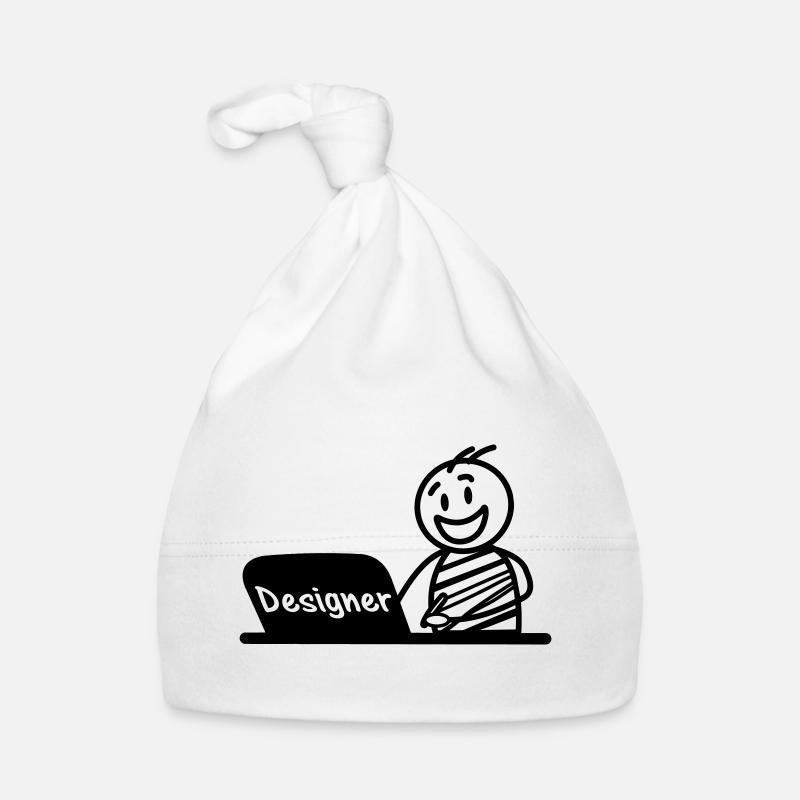 Work laptop designer Organic Baby Cap