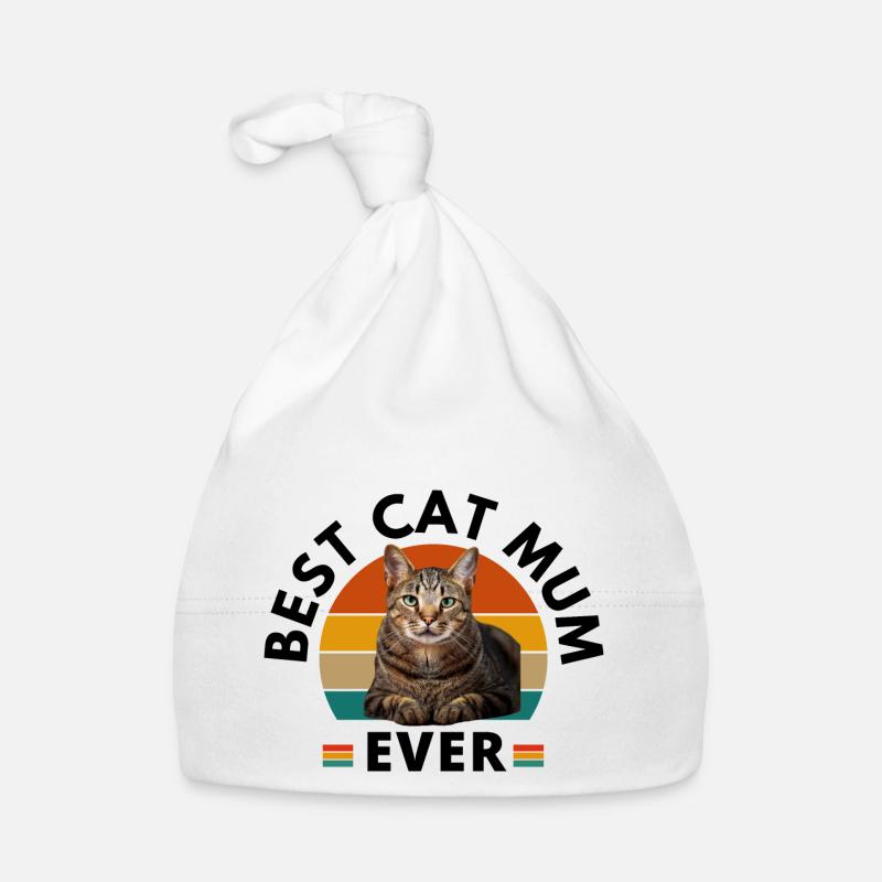 MEILLEURE MAMAN DE CHAT JAMAIS Bonnet bio Bébé