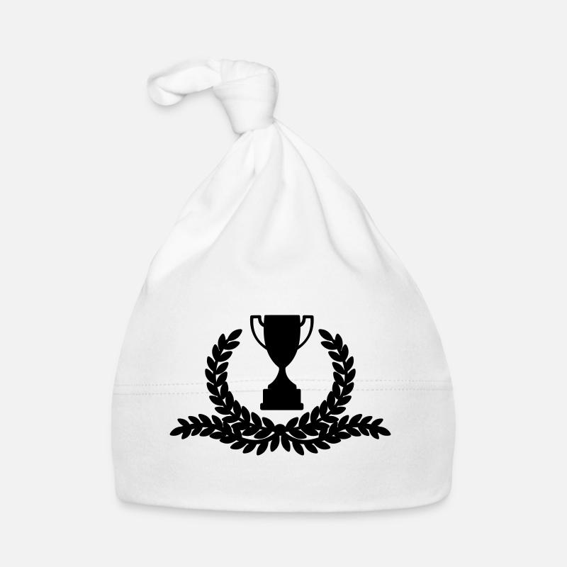 Couronne de laurier avec de longues ramifications de branches Bonnet bio Bébé