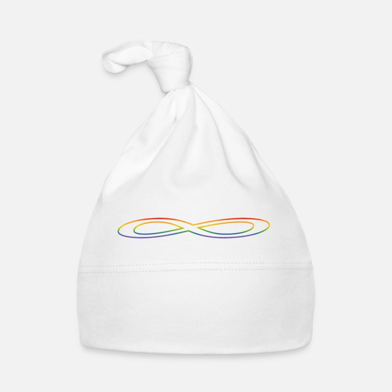 Rainbow Infinity Organic Baby Cap