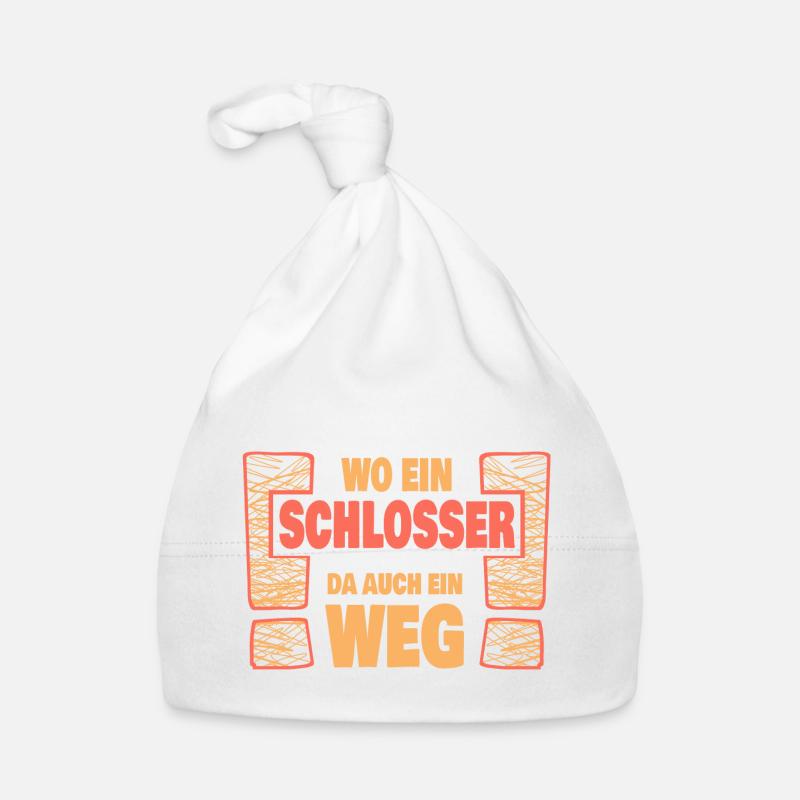 Spruch Schlosser Baby Bio-Mütze