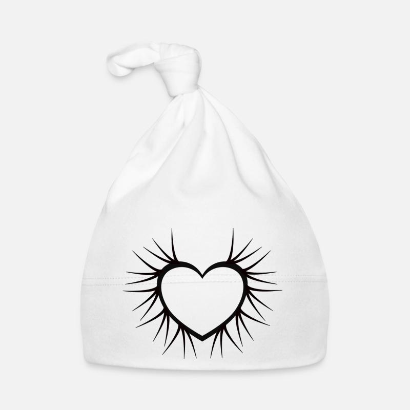 Heart Organic Baby Cap