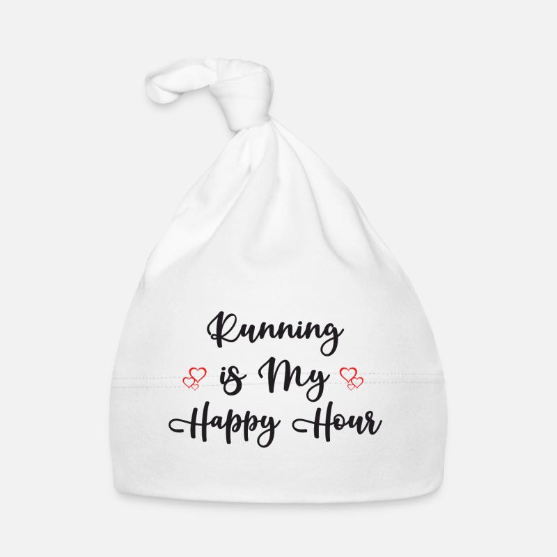 Courir est mon Happy Hour Bonnet bio Bébé