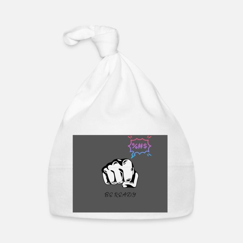 BE READY - Baby Bio-Mütze - Weiß