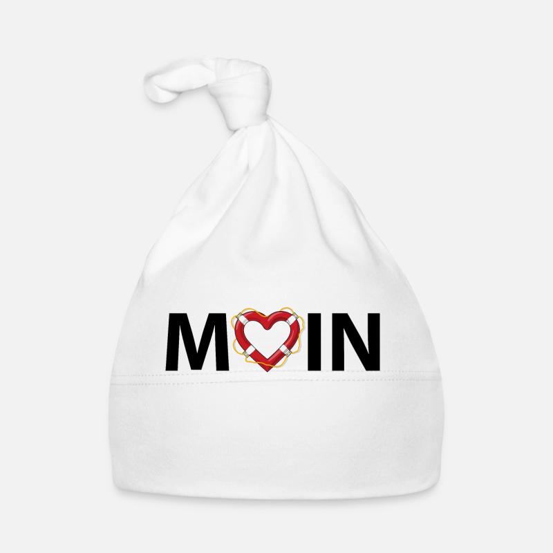 Moin mit Herz Baby Bio-Mütze