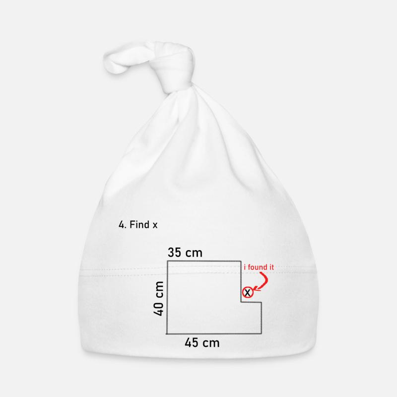 Math Math Blague Cadeau Cadeau Idée Nerdy Bonnet bio Bébé
