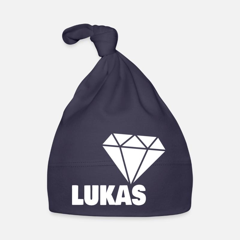 Gift for Lukas Organic Baby Cap