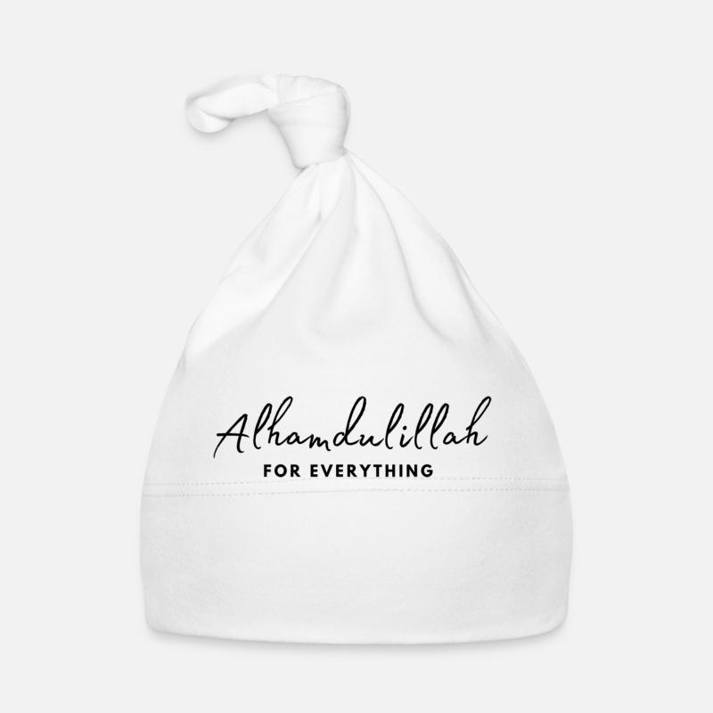 Alhamdulillah for everything /Islam /Muslim /Allah Organic Baby Cap