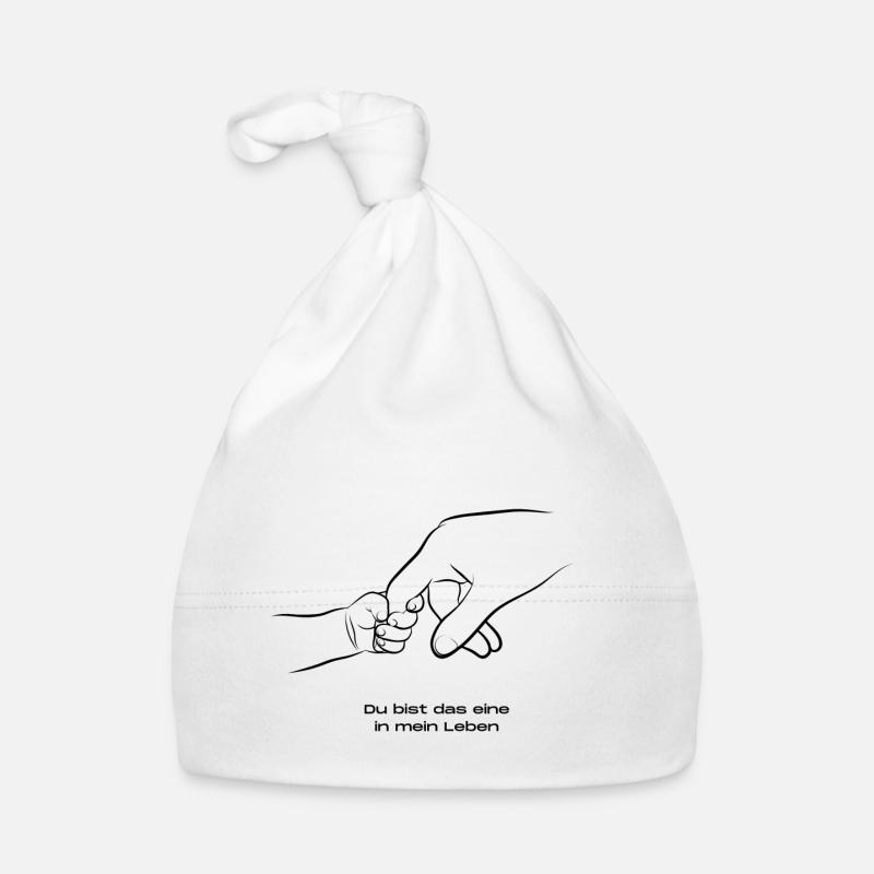 Du bist das eine in mein Leben Baby Bio-Mütze