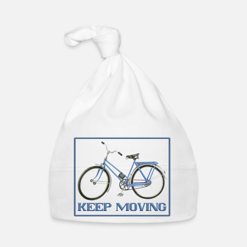 keep moving Organic Baby Cap