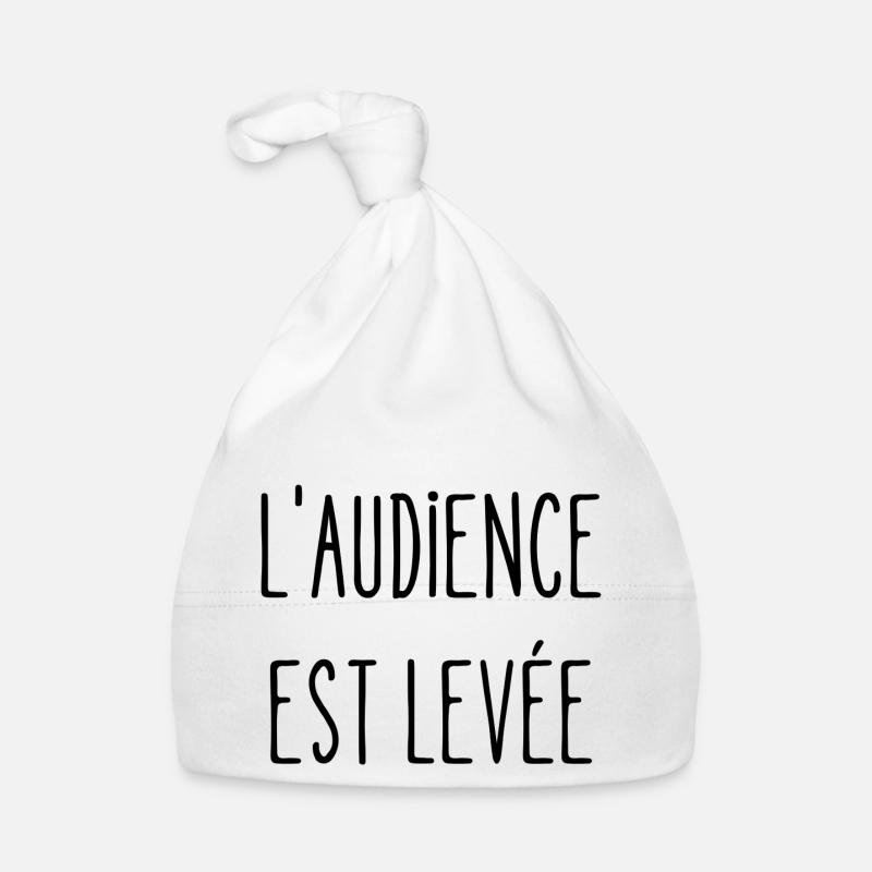 l'audience est levée Bonnet bio Bébé