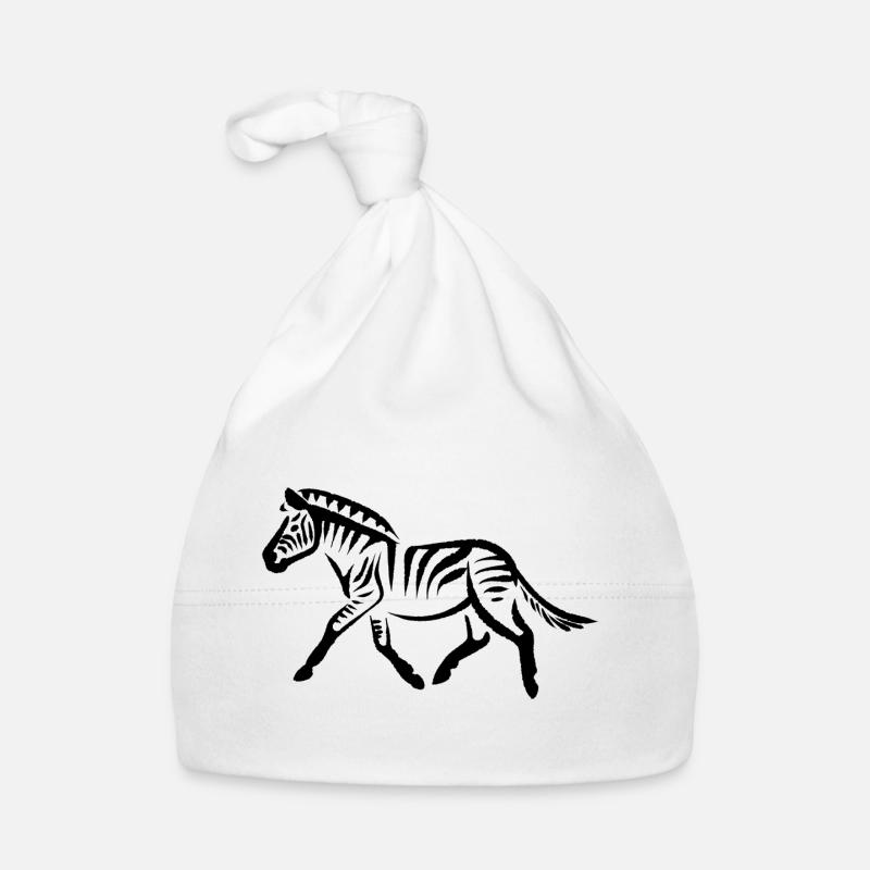 Zebra Organic Baby Cap