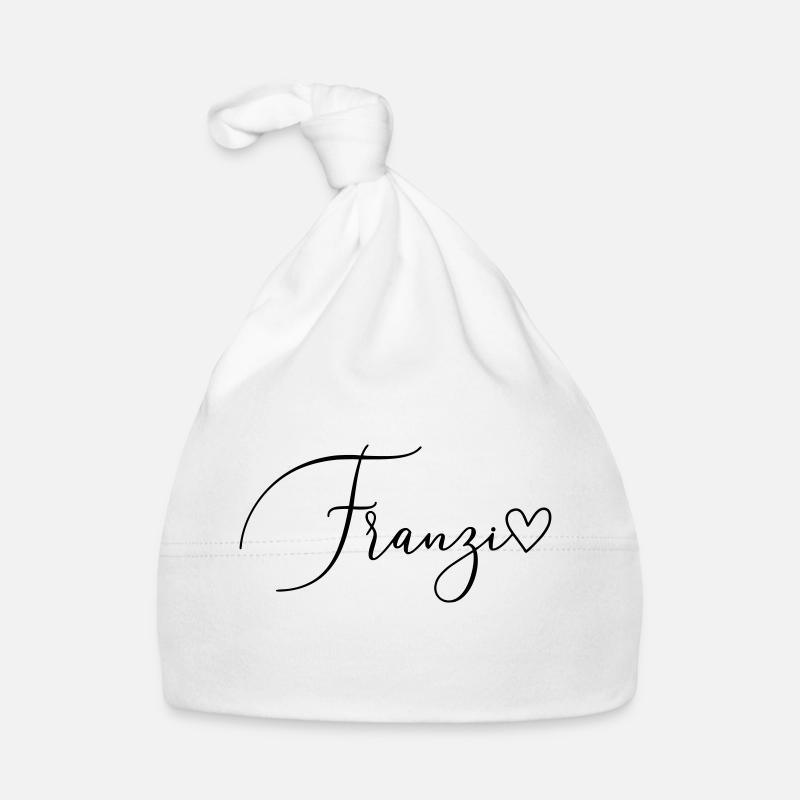 Franzi Name Vorname Mädchen Baby Bio-Mütze