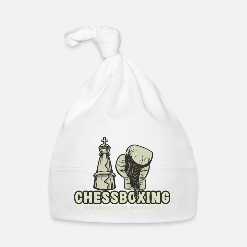 Schachboxen - Schachmatt Oder Knockout Schachboxen Baby Bio-Mütze