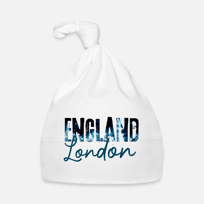 Imprimé de la silhouette nocturne de Londres Bonnet bio Bébé