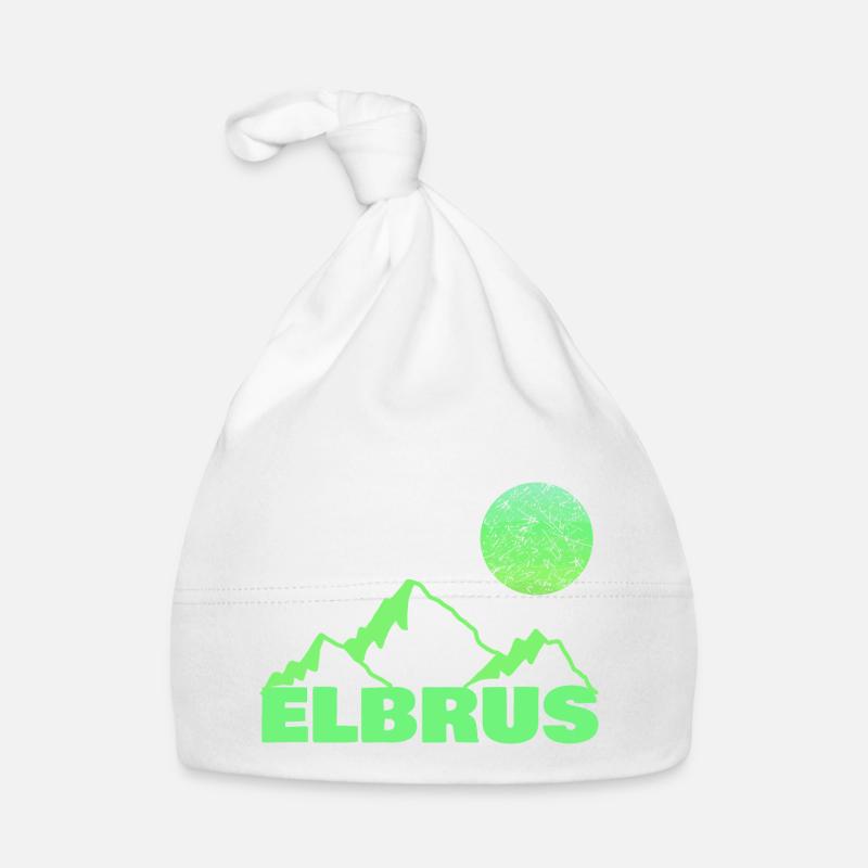 Climbing Elbrus Organic Baby Cap