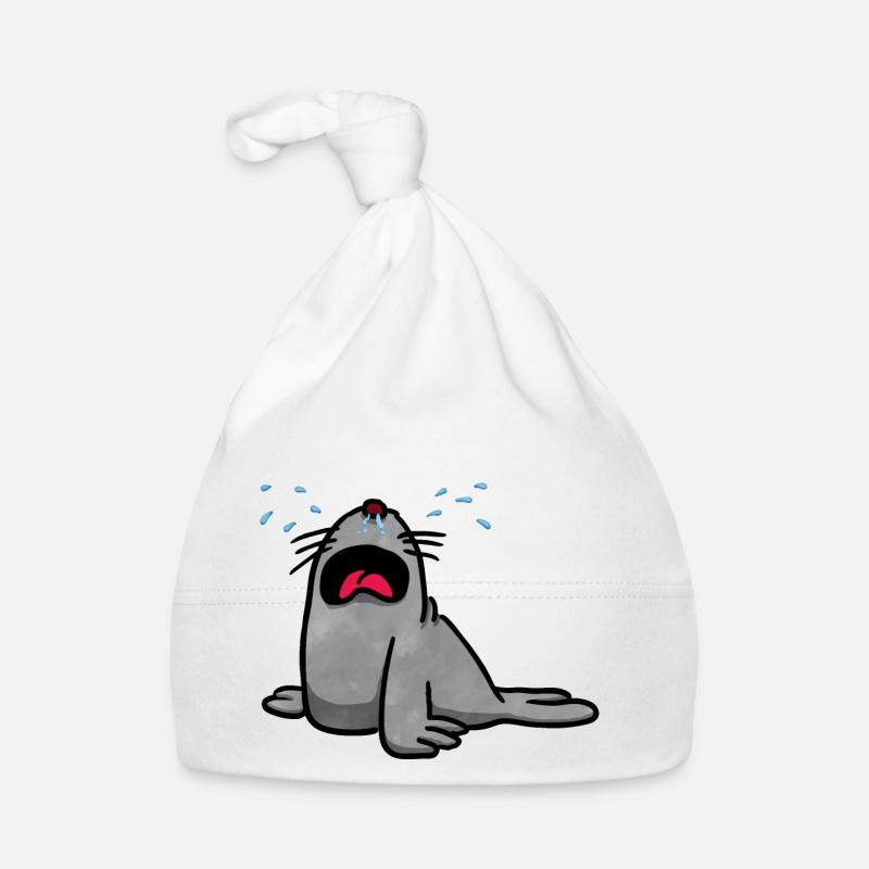 Howling seal Organic Baby Cap