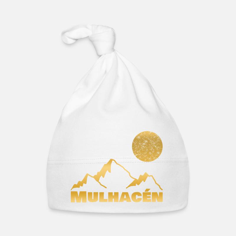 Mulhacén als Berg Baby Bio-Mütze