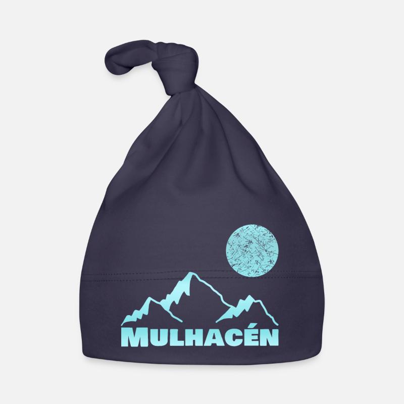 Mulhacén als Bergsteigen Baby Bio-Mütze