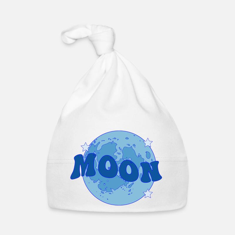 MOON - Bonnet bio Bébé - blanc