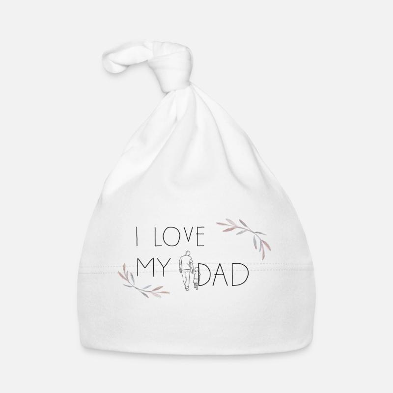 I Love my Dad Baby Bio-Mütze