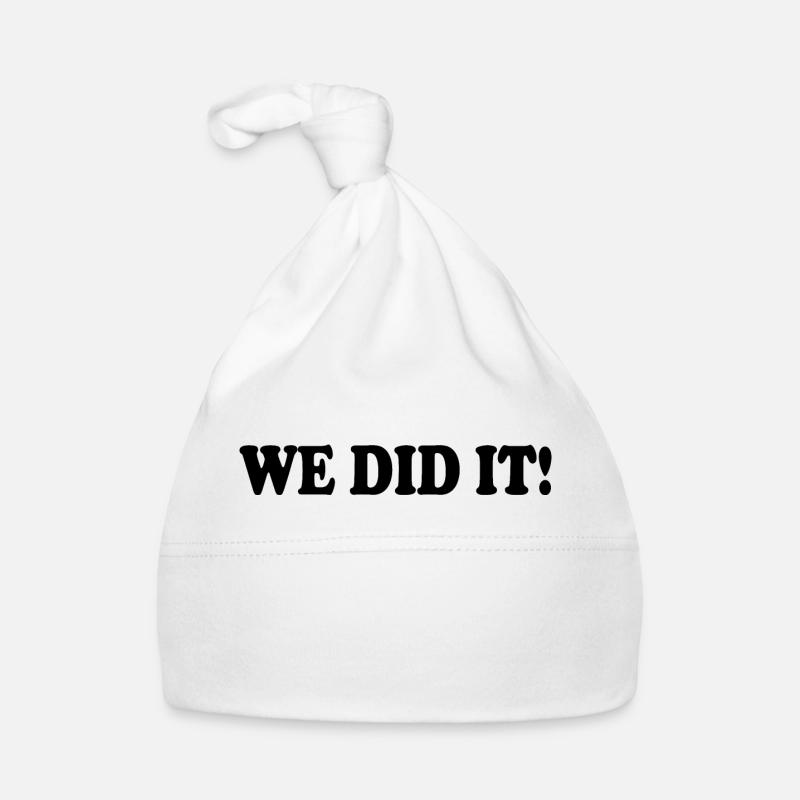 We did it Bonnet bio Bébé