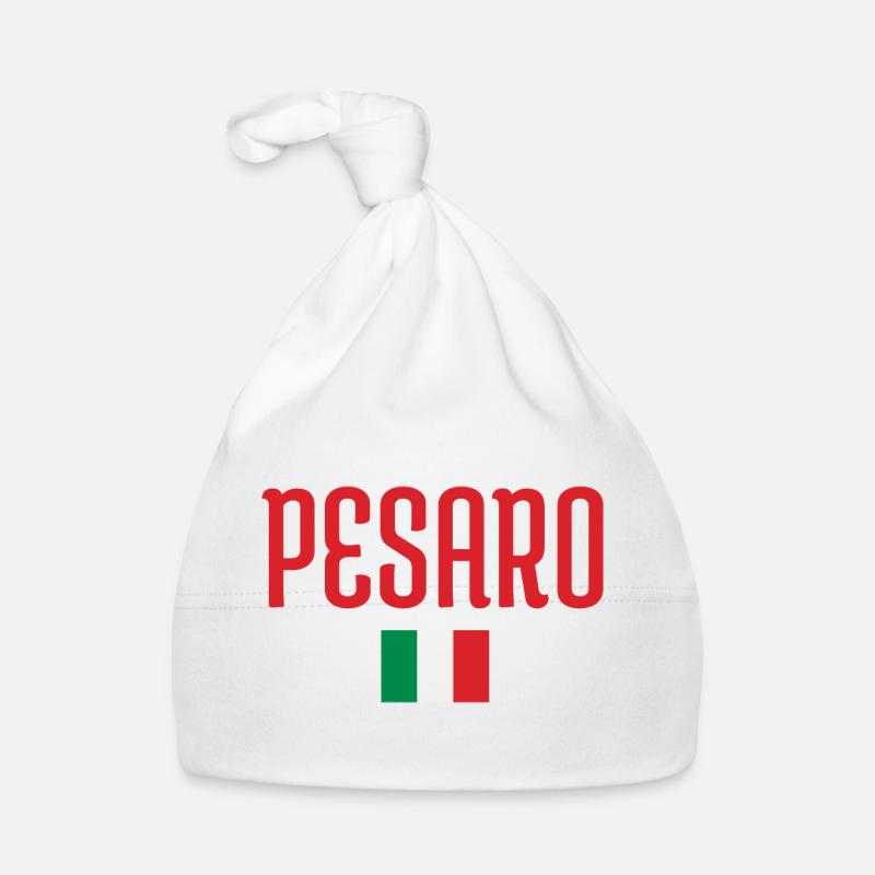 PESARO Italy Flag Organic Baby Cap