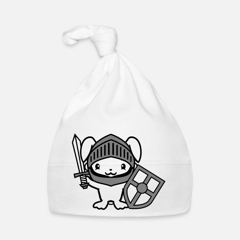 Rabbit Knight Sword Shield Armor Helmet Castle Hero Organic Baby Cap