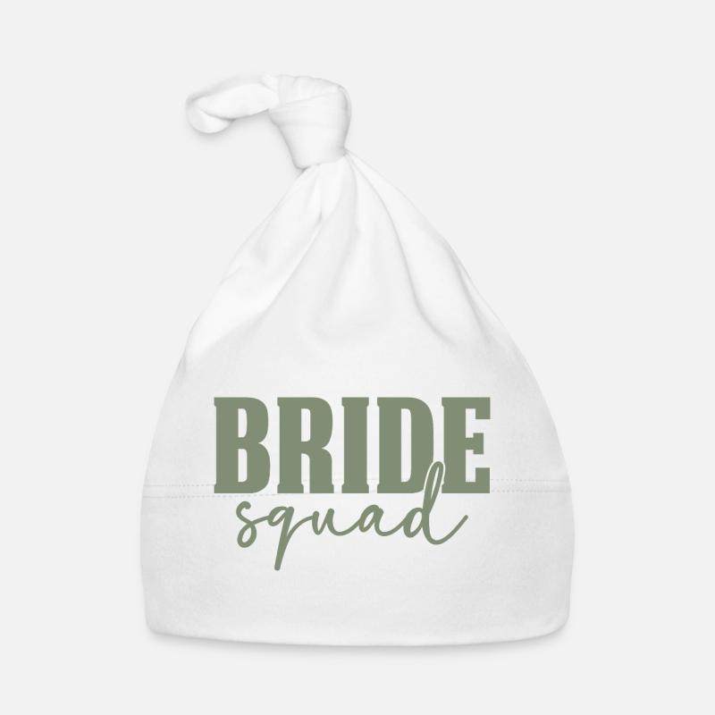 Bride Squad Organic Baby Cap