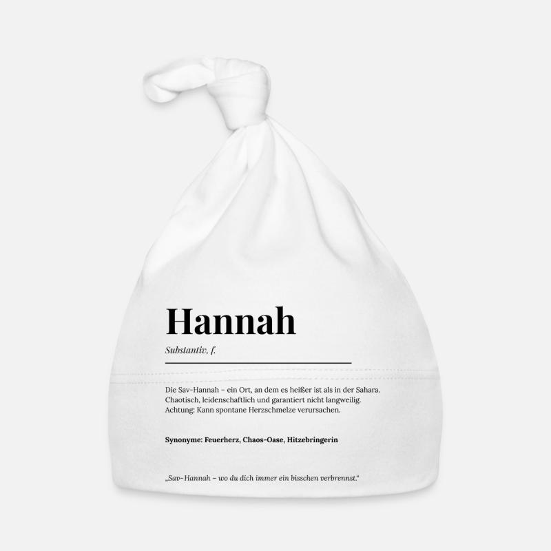 Hannah Baby Bio-Mütze