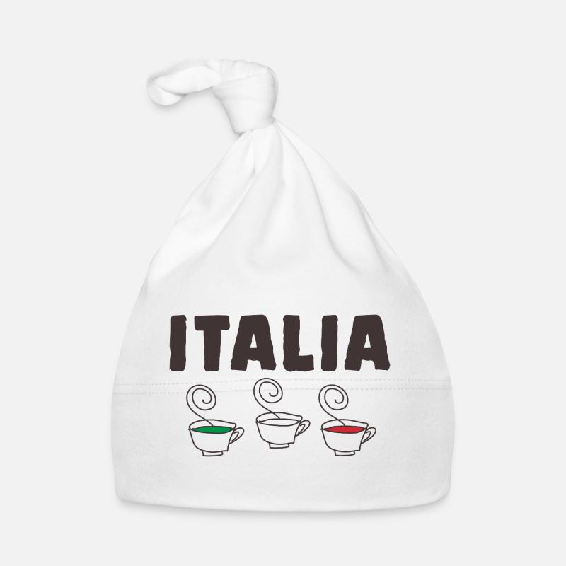 Drapeau italien drôle Bonnet bio Bébé