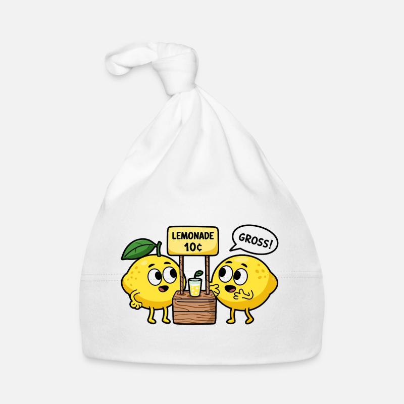Lemon Comic – Lemonade for 10 Cents Organic Baby Cap