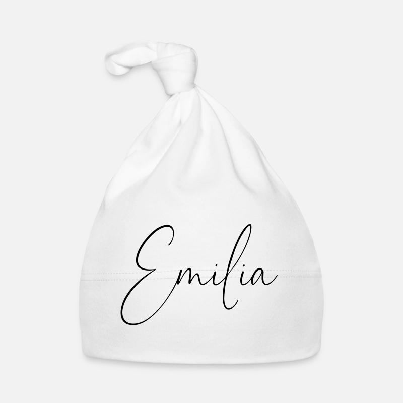 emilia / handschrift design personalisiert Baby Bio-Mütze