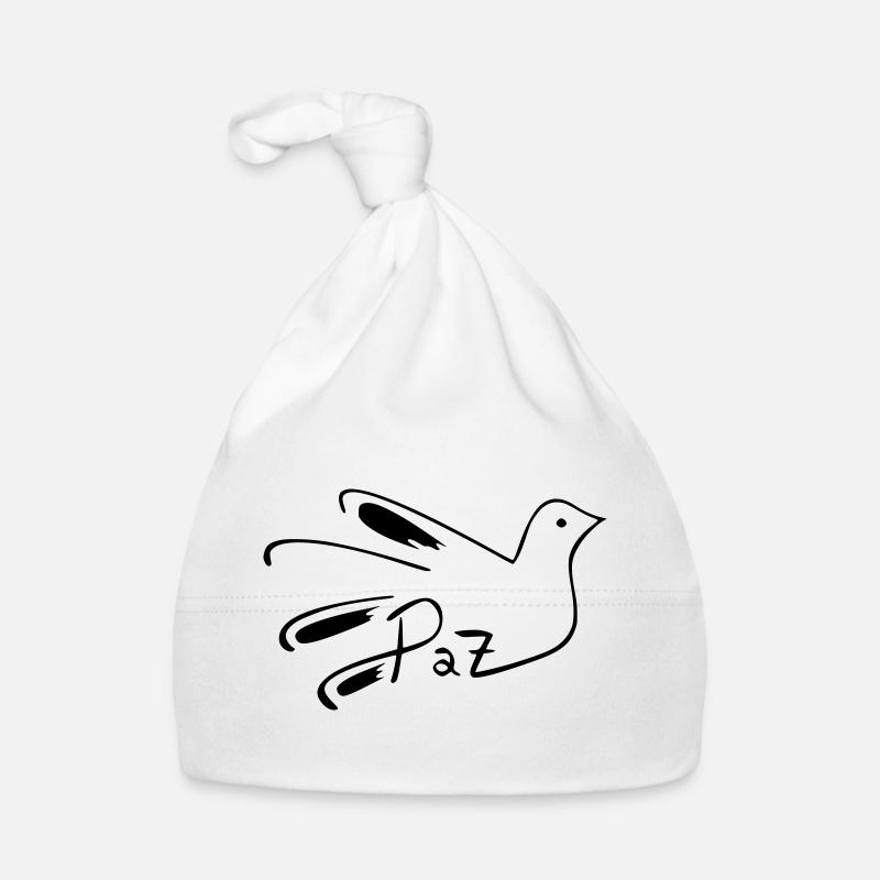 Bunte abstrakte Elemente für einzigartigen Stoff Baby Bio-Mütze
