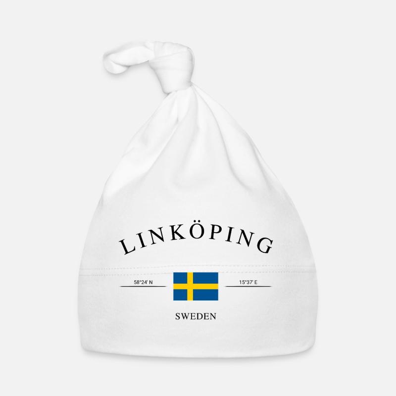 Linköping Schweden – Urlaub Souvenir & Geschenk Baby Bio-Mütze