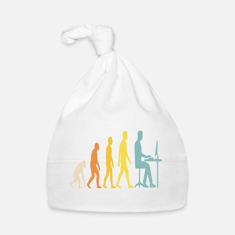 Technische Evolution am Schreibtisch Baby Bio-Mütze