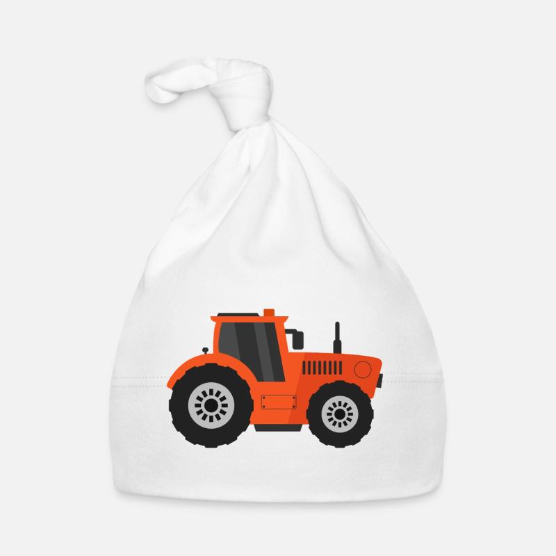 Traktor Baby Bio-Mütze